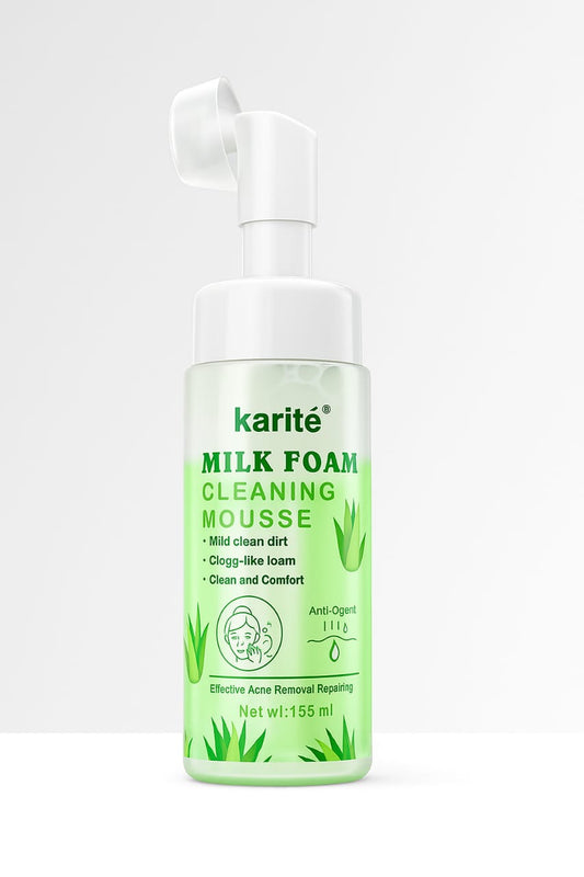 Anti-Acne Milk Foam Cleaning Mousse Facial Scrub